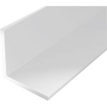 Profilé angle plastique 1000/15x15mm blanc