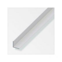 Profile' d'angle de 1mt en aluminium anodise' argent 01040 couleur