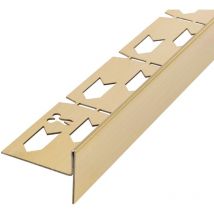 REA - profilé de chute latéral pour receveur de douche 140CM brush gold gauche