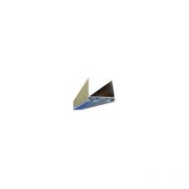 Profilé en aluminium de panneau bas de porte sectionnelle en u de 42 mm x 35 mm longueur 2,5m