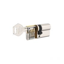 Kaba - Cylindre à profil européen pExtra 2 entrées Argent n/a 30 mm 60 mm Nickelé Cylindre double en