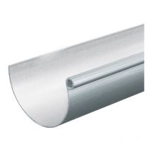 Profilé gouttière pvc 33 demi-ronde en 4m - blanc First Plast
