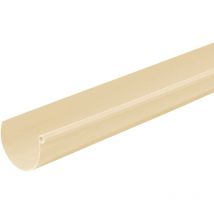 Profilé gouttière pvc 33 demi-ronde en 4m - sable First Plast