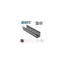 Profilé gouttière pvc best carrée 4m - marron First Plast