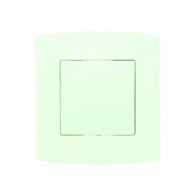 Interrupteur unipolaire encastrable blanc