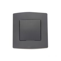 PROFILE - Interrupteur va et vient 1 module 10A noir