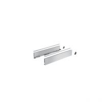 Profilé latéral de tiroir AvanTech you, H101mm x L450mm, argent, gauche et droite Hettich 9353339