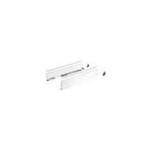 Profilé latéral de tiroir AvanTech you, H101mm x L550mm, blanc, gauche et droite Hettich 9353389