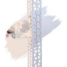 Pvc Eckwinkel, Eckprofil, Kantenschutz 2,5m, Putzschienen aus hart pvc, für Innen- & Außenputz - Weiß, 40 x 40 x 6mm