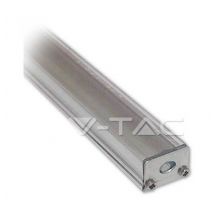 Profilo in alluminio stretto da 1m trasparente per striscia led Mod. VT-7101