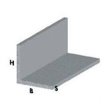 Profilo cromo H.100 angolare 25X25X1. Prezzo per 1 pezzo.