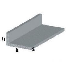 Profilo argento H.100 elle 20X10X1. Prezzo per 1 pezzo.