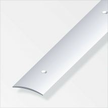 Alfer - profilo di raccordo 30X5 alluminio argento 1 metro