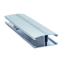 Profilo e copertura di giunzione avvitabile copertura in policarbonato Alluminio, e: 10/16/32 mm, l: 3 m