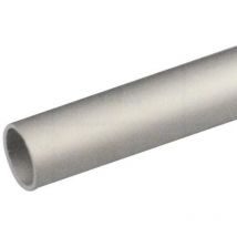 Profilo in alluminio argento mod. tubo tondo 10X1 mm 2 metri conf. 5 pz