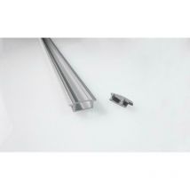 Profilo alluminio 2m per striscia led diffusore opale barra/strip/4/s - Nobile Illuminazione