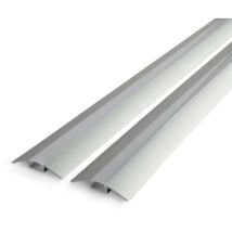 Profilo in alluminio alu-flat - lunghezza 1m
