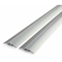 Profilo in alluminio alu-flat - lunghezza 2m