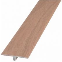 Profilo piatto per laminato e parquet 'unisystem' anodizzato argento