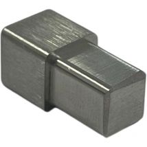 Profilo rivestimento – 12,5 mm acciaio inox satinato capsula