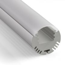 Profilo alluminio rotondo Ø24mm alu-round 1m