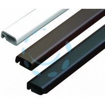 Profilo in pvc per zanzariera linea c - Misura: marrone