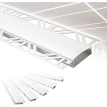 Profilés led, Aluminium sous-plâtre avec couvercle opale, diverses largeurs: 42,5 mm, 96 mètres (meilleur prix au mètre) - Hexim