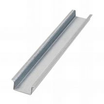 Index - 10 guides omega lisse 35 x 15 x 1,5 mm galvanisés pour charges légères type c