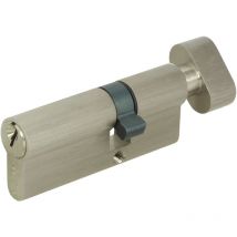 Profilzylinder Schließzylinder 31/56K Türschloss Türknauf 3 Schlüsseln Nickel