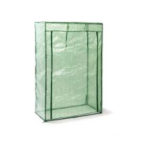 Serre à tomates - Pro Garden - Serre en film - avec fermeture éclair - Vert - 100 x 50 x 150 cm - Vert