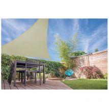 Dreieckige Segelmarkise, Sandfarbe, 3,6 x 3,6 x 3,6 m, Ambiente
