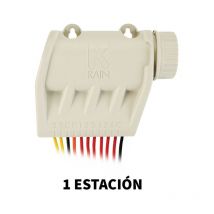 K Rain - Programador de Riego a Pilas por Bluetooth K-Rain bl-kr de 1 Estación Controlador Inalámbrico de Riego con App