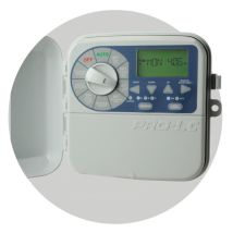 K Rain - Programador de Riego pro-lc 4 Estaciones Exterior K-Rain Temporizador de Riego Eléctrico para Jardin Memoria Permanente