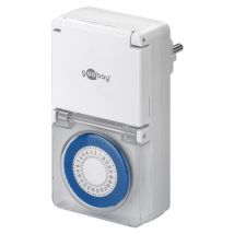 Goobay 73289 contador eléctrico Blanco Temporizador diario