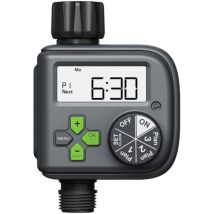 Programmateur Arrosage Automatique 3 Programmations – Débit Max 2100 L/h – Pression 0.5 À 8 Bars – Filetage 1''/3/4'' – Itv517p – Rainpoint