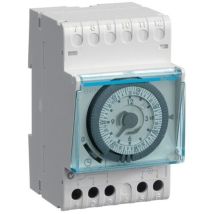 EH171 interrupteur horaire - 1 contact - 7 jours - 3 modules - Hager
