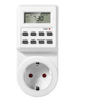 Programmateur Prise Electrique et Digitale, Prise Programmable à Cycle Alternatif et répétitif, Prise Minuteur Compte à Rebours, Prise Minuteur