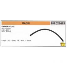 PROGREEN Fischrohr für Generatoren MGP 1000i, MGP 2000i – 247mm, 7,6mm, 3,8mm