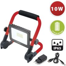 Proiettore led 10W 600LM ricaricabile con supporto