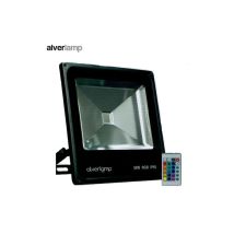 Proiettore LED 50W RGB con telecomando – Colore nero – 3750 lumen – IP65 – 220-240V – Angolo di luce 140°