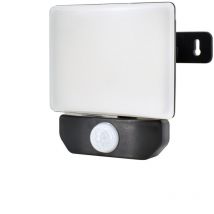 Proiettore led lfx 10W - Natural White 4000K - 900lm - IP65 - pir Detector - Nero