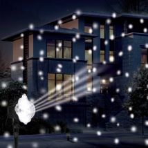 Proiettore di movimento Snowfall 3 led bianco freddo + trasformatore - Feeric lights & christmas