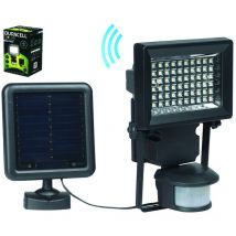 Proiettore solare led con sensore - mm.124x45x170h. - 400 lumen