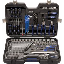 Industrie-Werkzeugkoffer Universal metrisch 6-kant 122-tlg. robust und langlebig