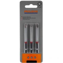 Projahn - 1/4 markierter Bit Phillips Nr. 1. 3er Pack L75 mm