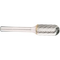 Projahn Hartmetallfräser, Form C Walzenrund / Zylinder Walze D1 19.0 Mm, Schaftdurchmesser 6.0 Mm Kreuzverzahnung