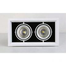 Sysled - Projecteur led 2 x 30W orientable blanc neutre