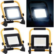 Vidaxl - Projecteur à led avec poignée 50 w Blanc froid - projecteur à led - projecteurs à led - Home & Living - Noir
