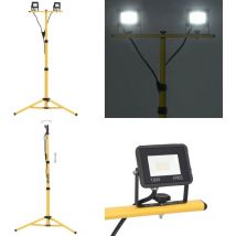 Projecteur à led avec trépied 2x10 w Blanc froid - projecteur à led - projecteurs à led - Home & Living - Noir