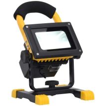 Projecteur à LED rechargeable avec poignée 30 W Blanc froid vidaXL